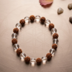 Crystal with Rudraksha Bracelet